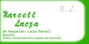 marcell lacza business card